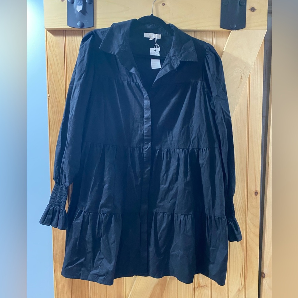 Wayf Elegant Black Dress
